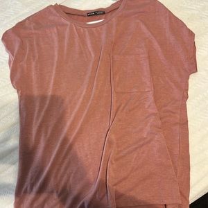 Dusty Rose Pocket Tee